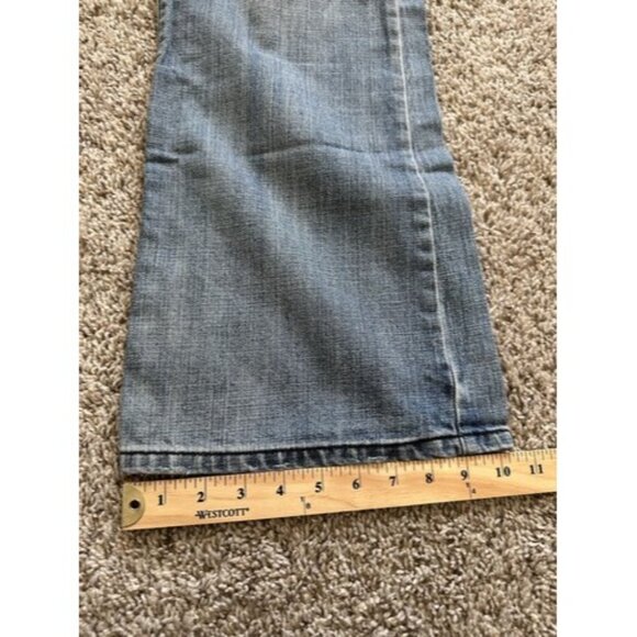 Guess Men's Boot Cut Denim Blue Jeans Size 33x31 Med Wash Loose Fit - Picture 4 of 14